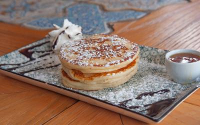 Pancake con sciroppo d'acero